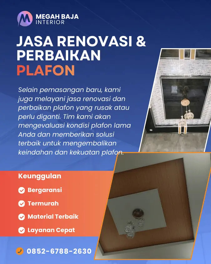 jasa renovasi & perbaikan plafon